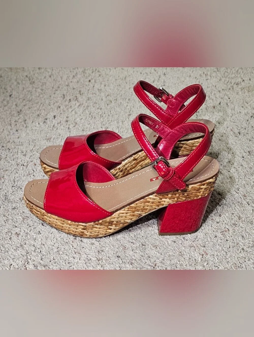 Prada Sport Patent Leather Espadrilles